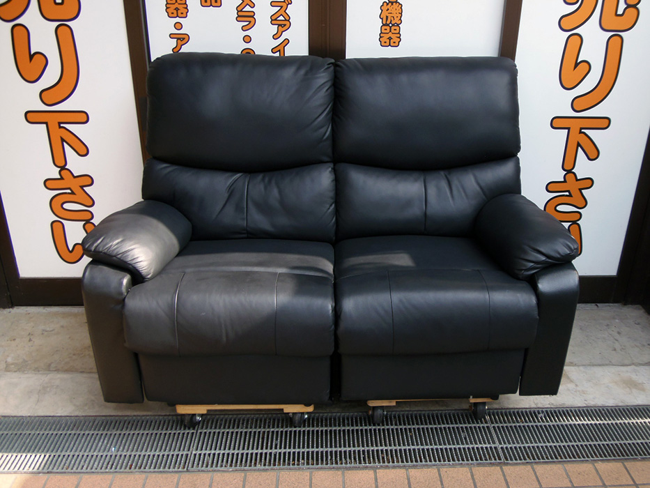 ニトリ 2人用両電動リクライニングソファー - 横浜のリサイクル