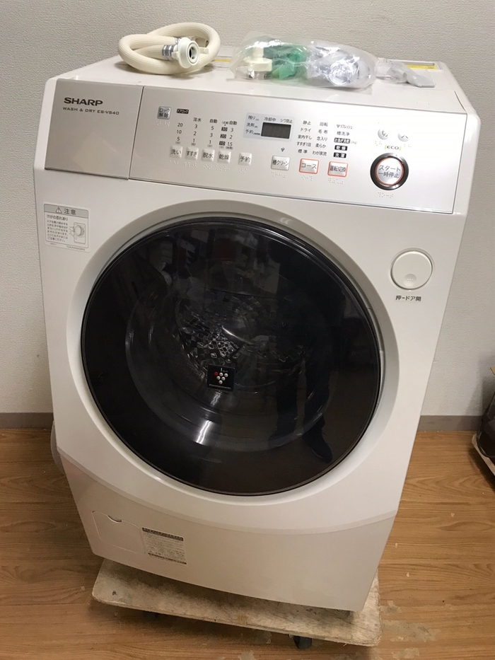 SHARP ES-W112 2019年製 ドラム式洗濯乾燥機 - 生活家電