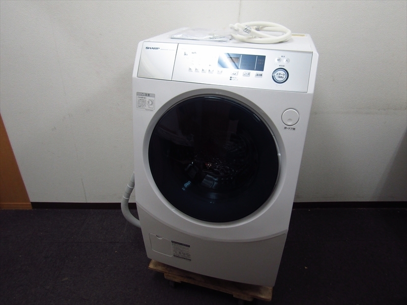 ドラム式洗濯機　SHARP ES-H10D-WL