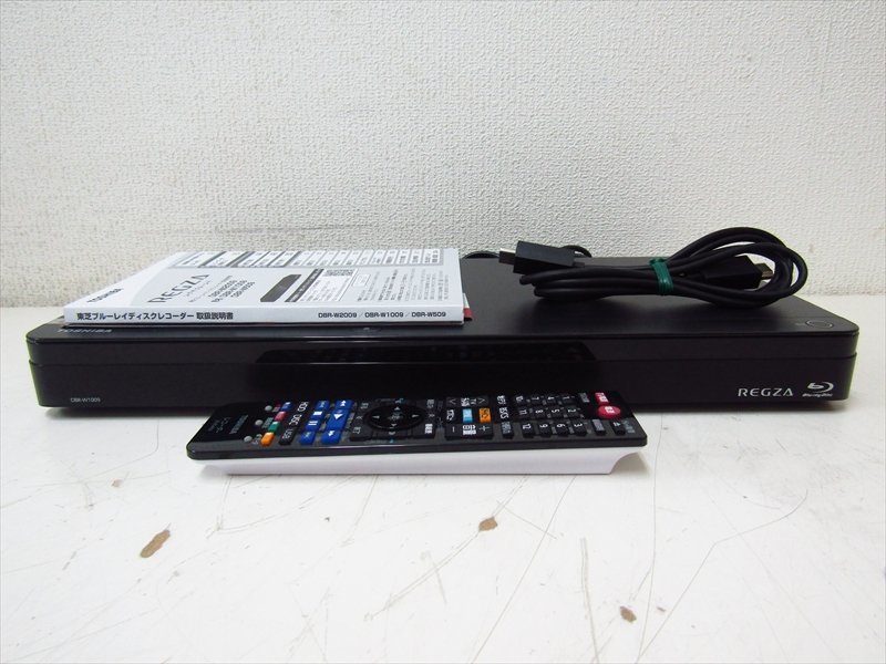 TOSHIBA REGZA DBR-W1009 東芝ブルーレイディスクレコーダー